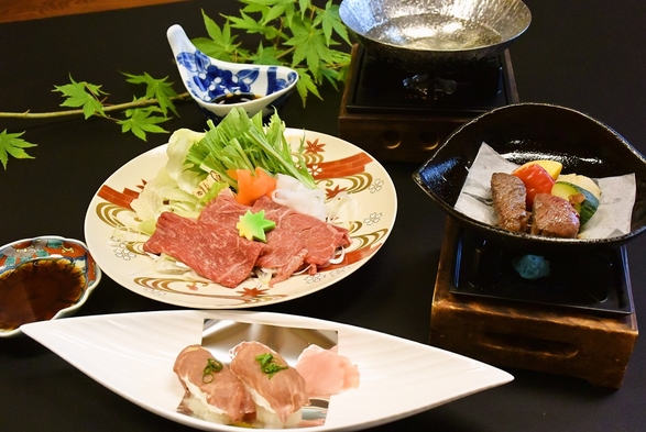 【秋田のブランド牛2種を食べ比べ！】あきたまるごと膳１泊２食スペシャルプラン